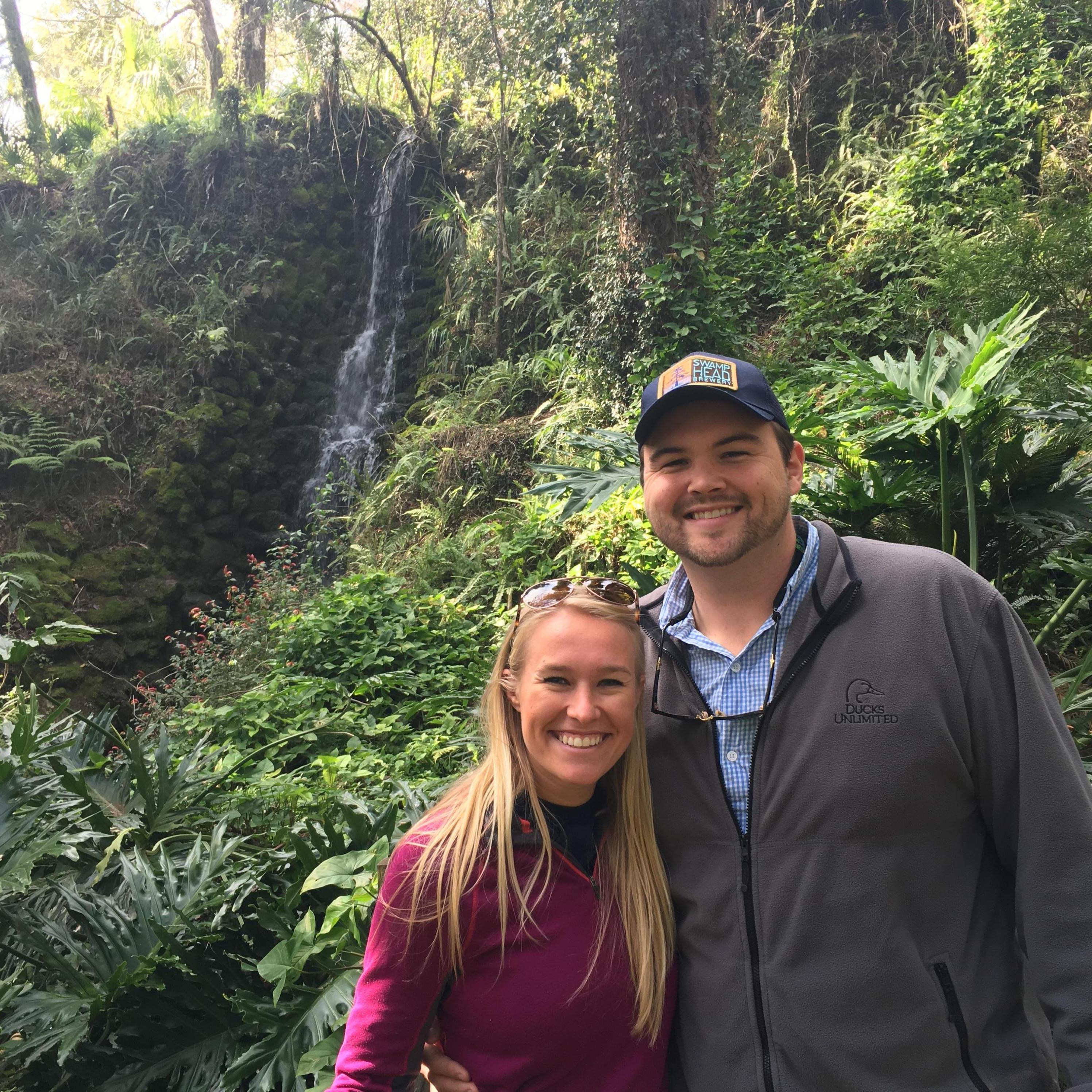 Valentine's Day, Cory planned a picnic for us at Rainbow Springs - 2016