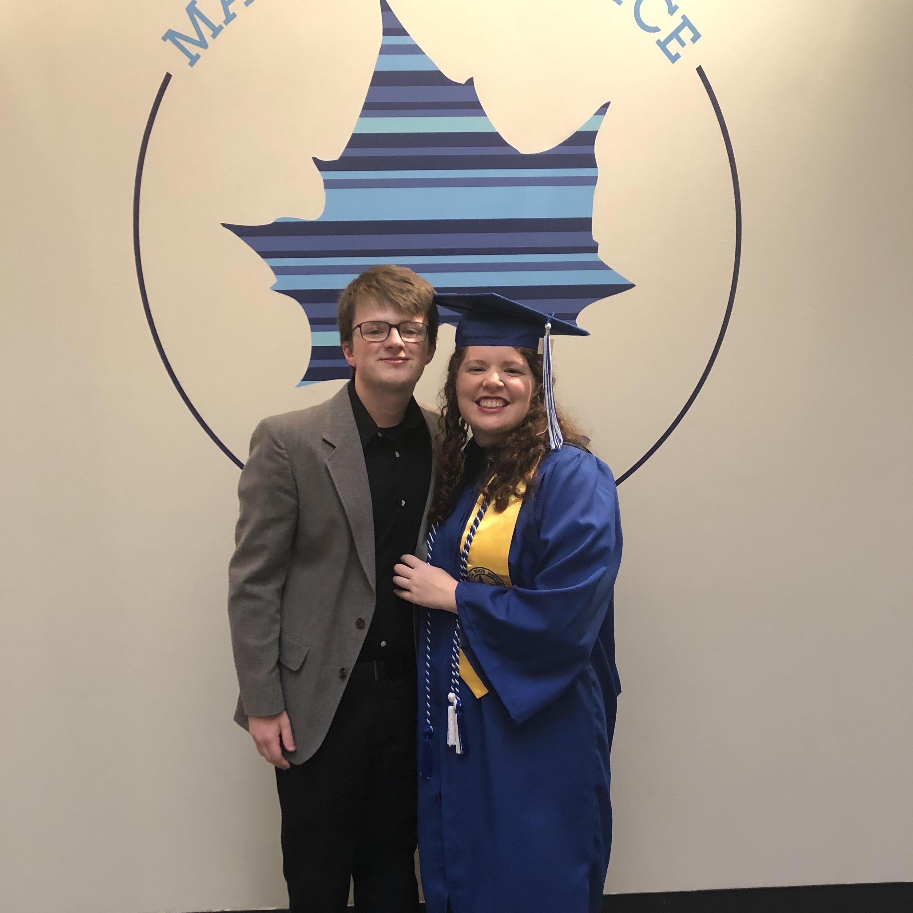 Graduating from college
