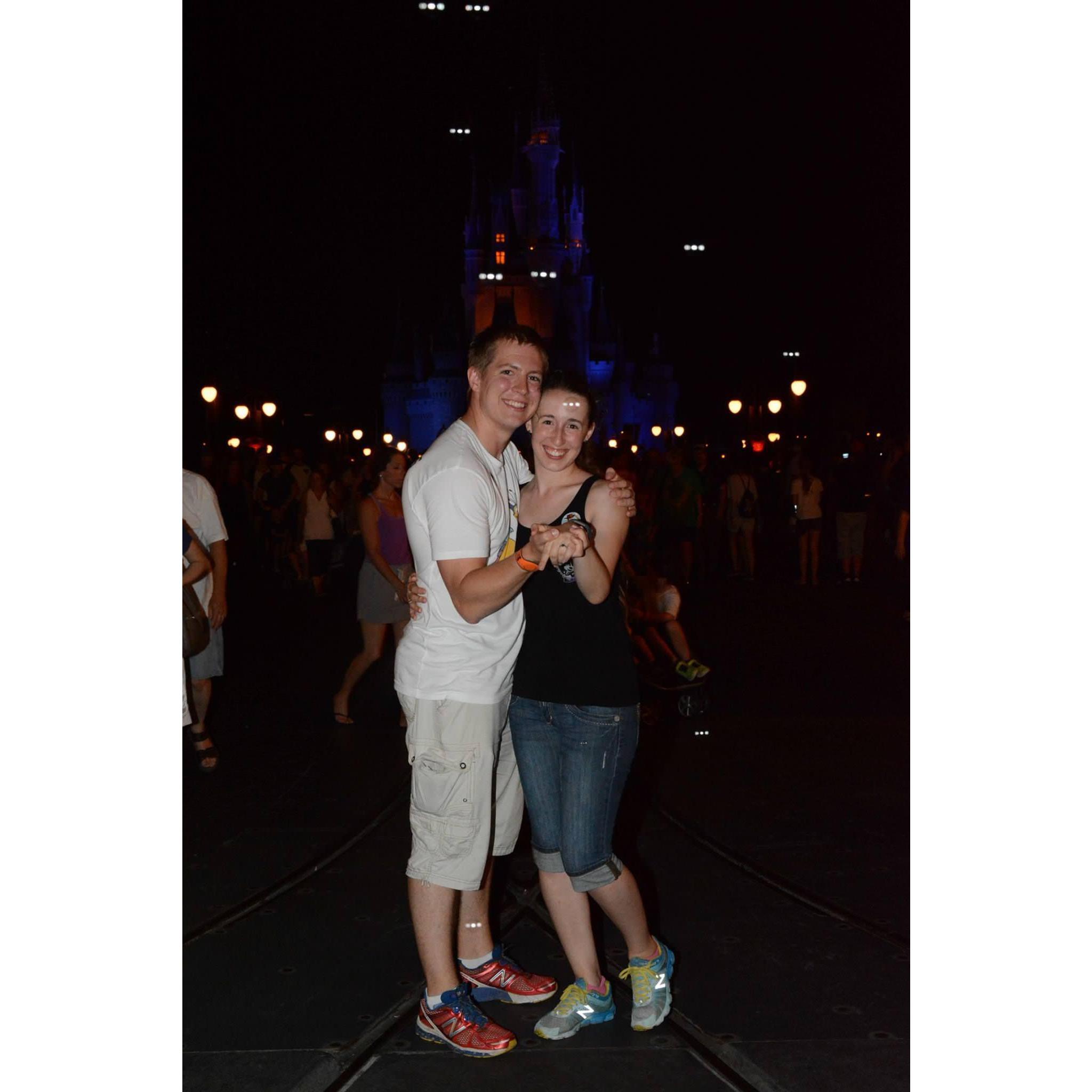 This pic was snapped right after the proposal