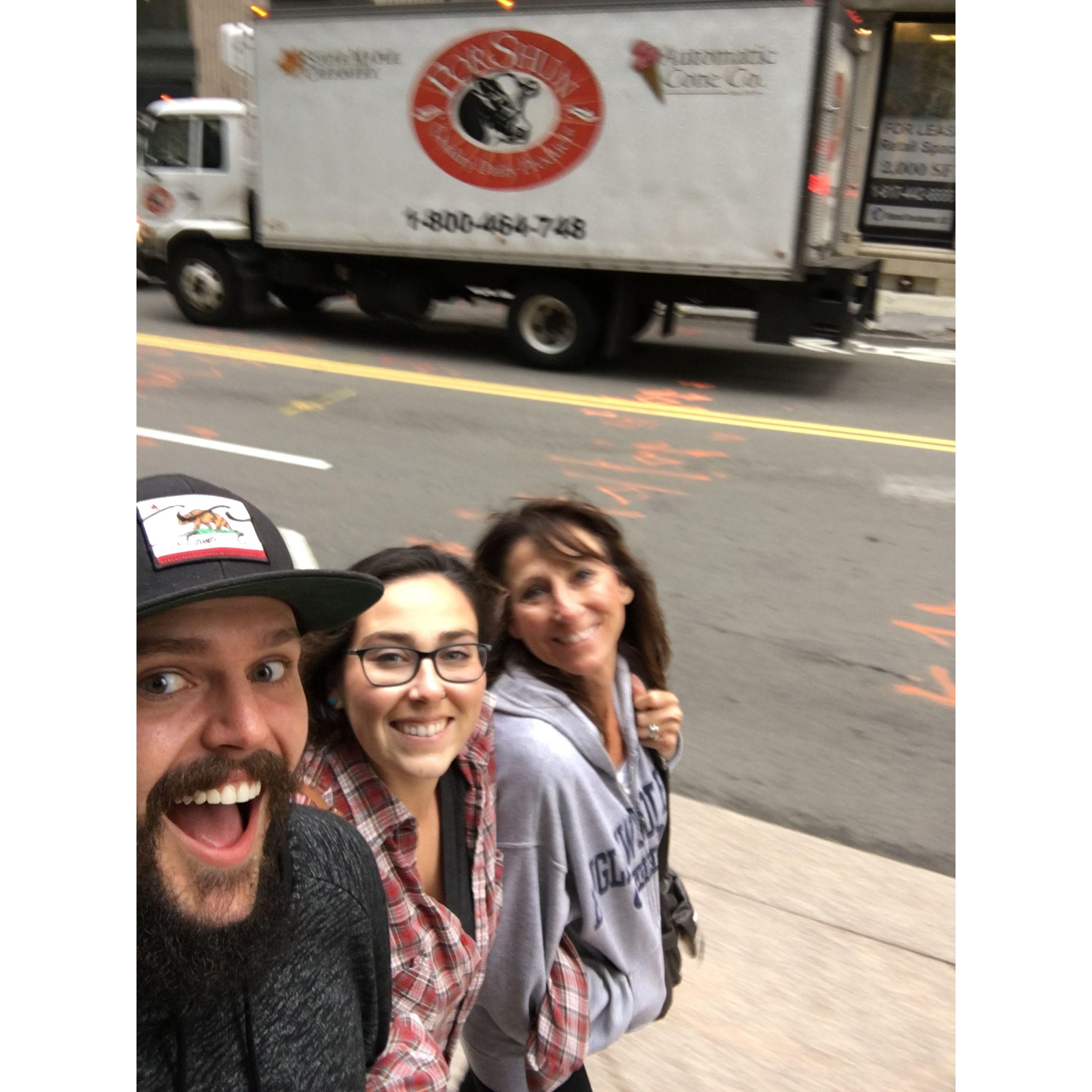 Matt's first trip to Boston with Ellen!