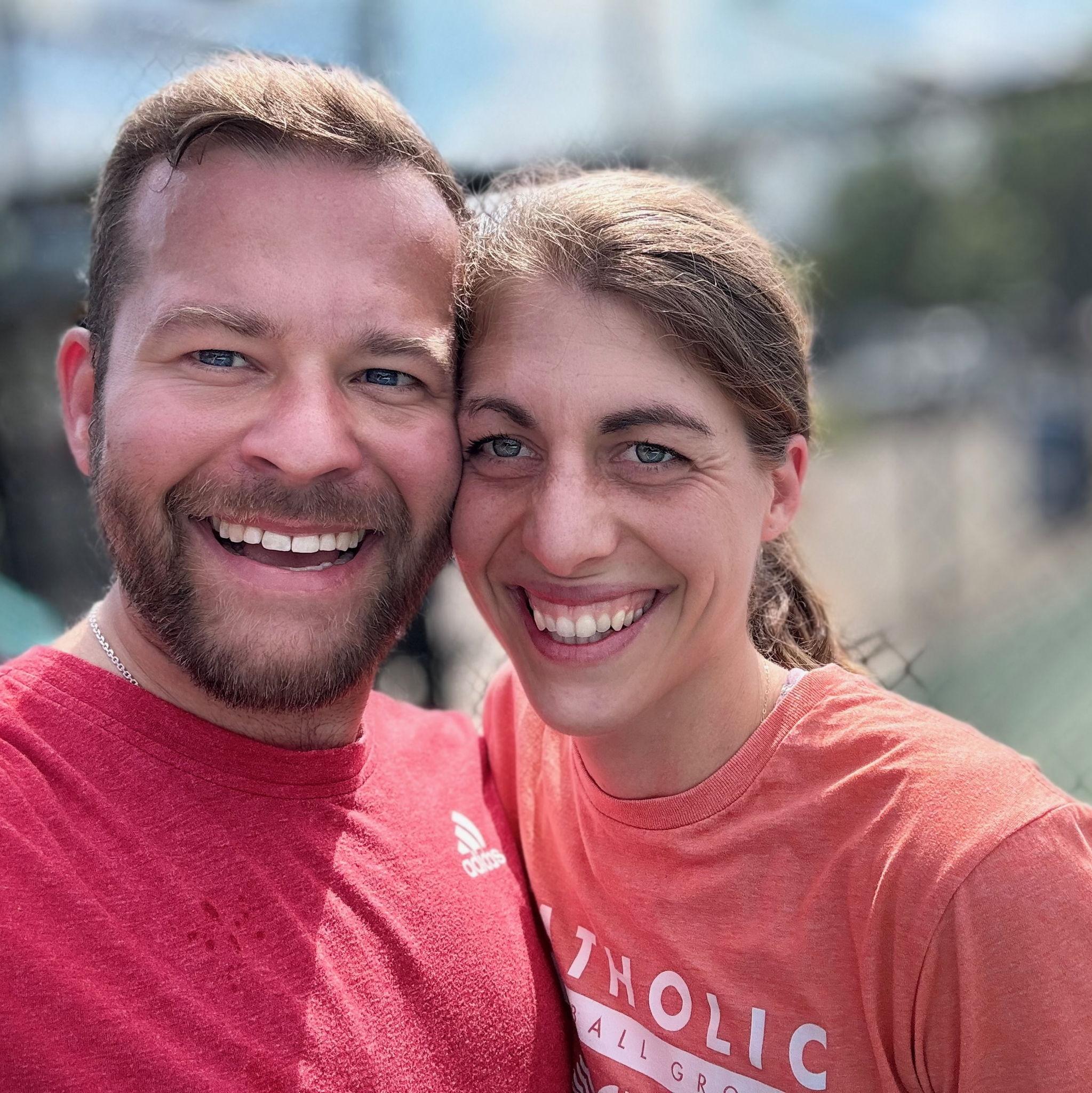 Anna learning how to play pickleball