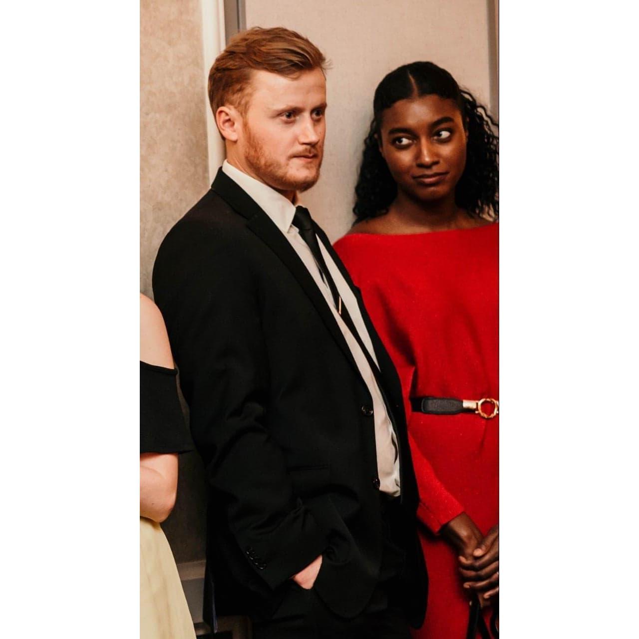 Office party for Laressa's company. The photographer caught us at just the right time :)