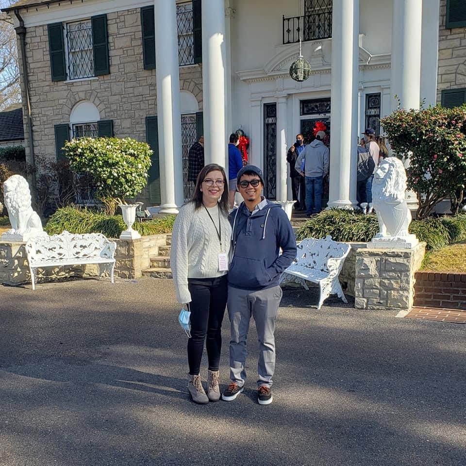 Graceland, Memphis, Tennessee. December 2020