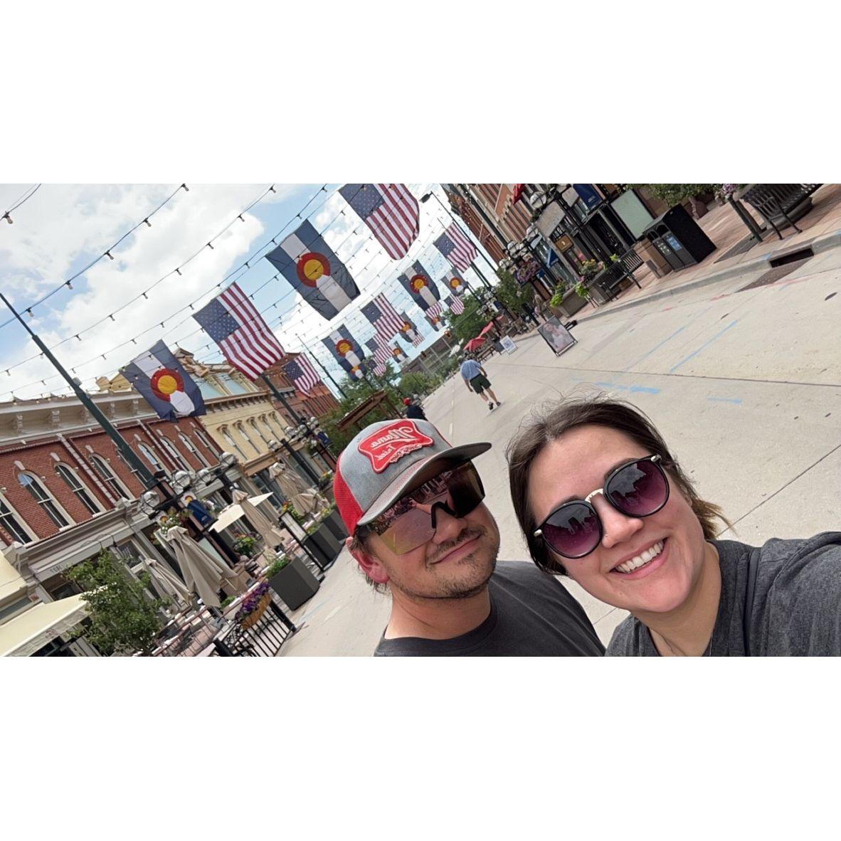 Took him to Colorado to meet the family.
