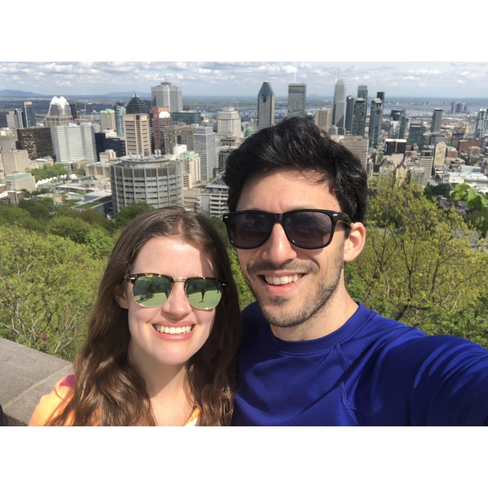 On top of Mont Royal!