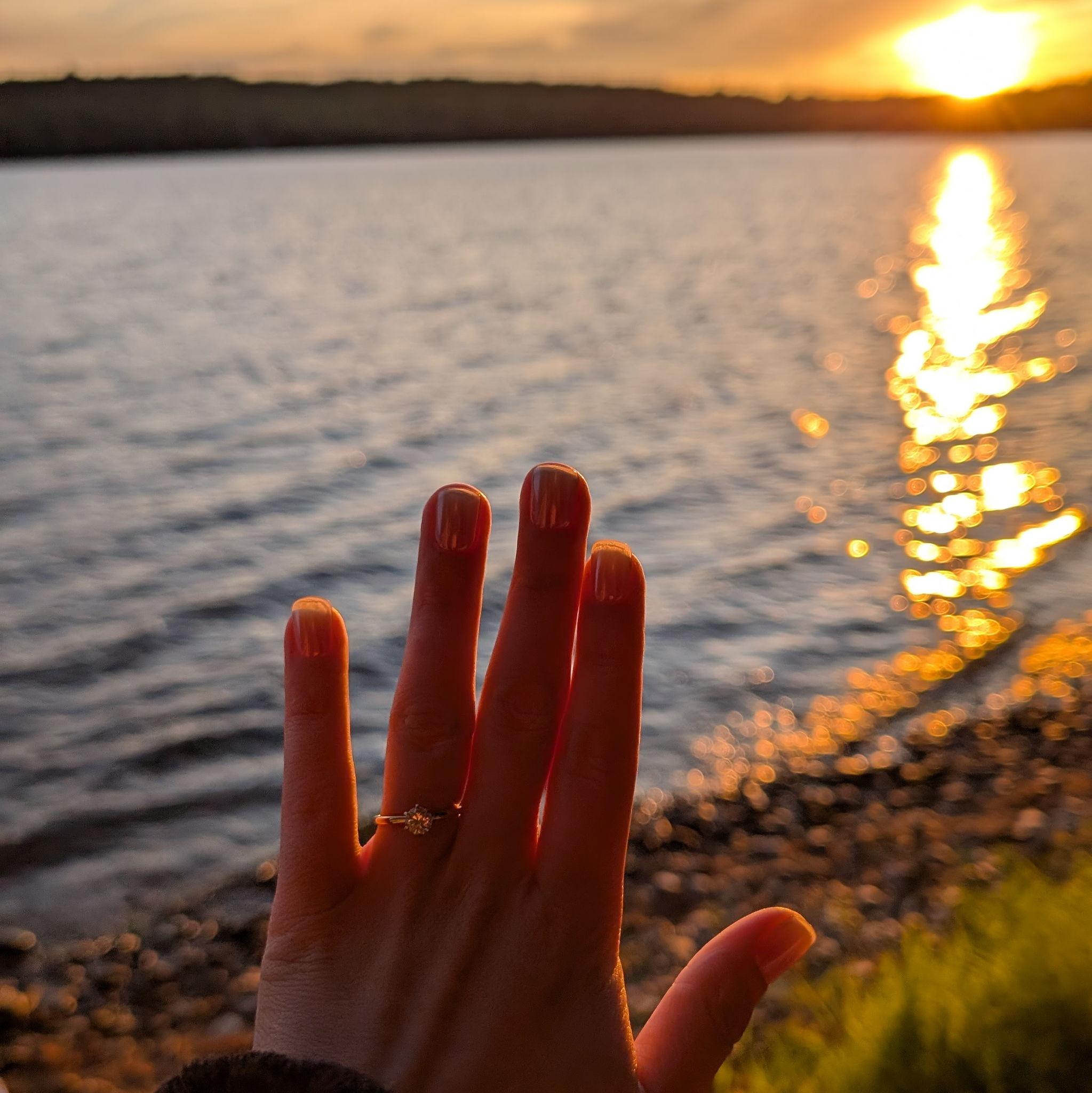 Watched beautiful sunsets.