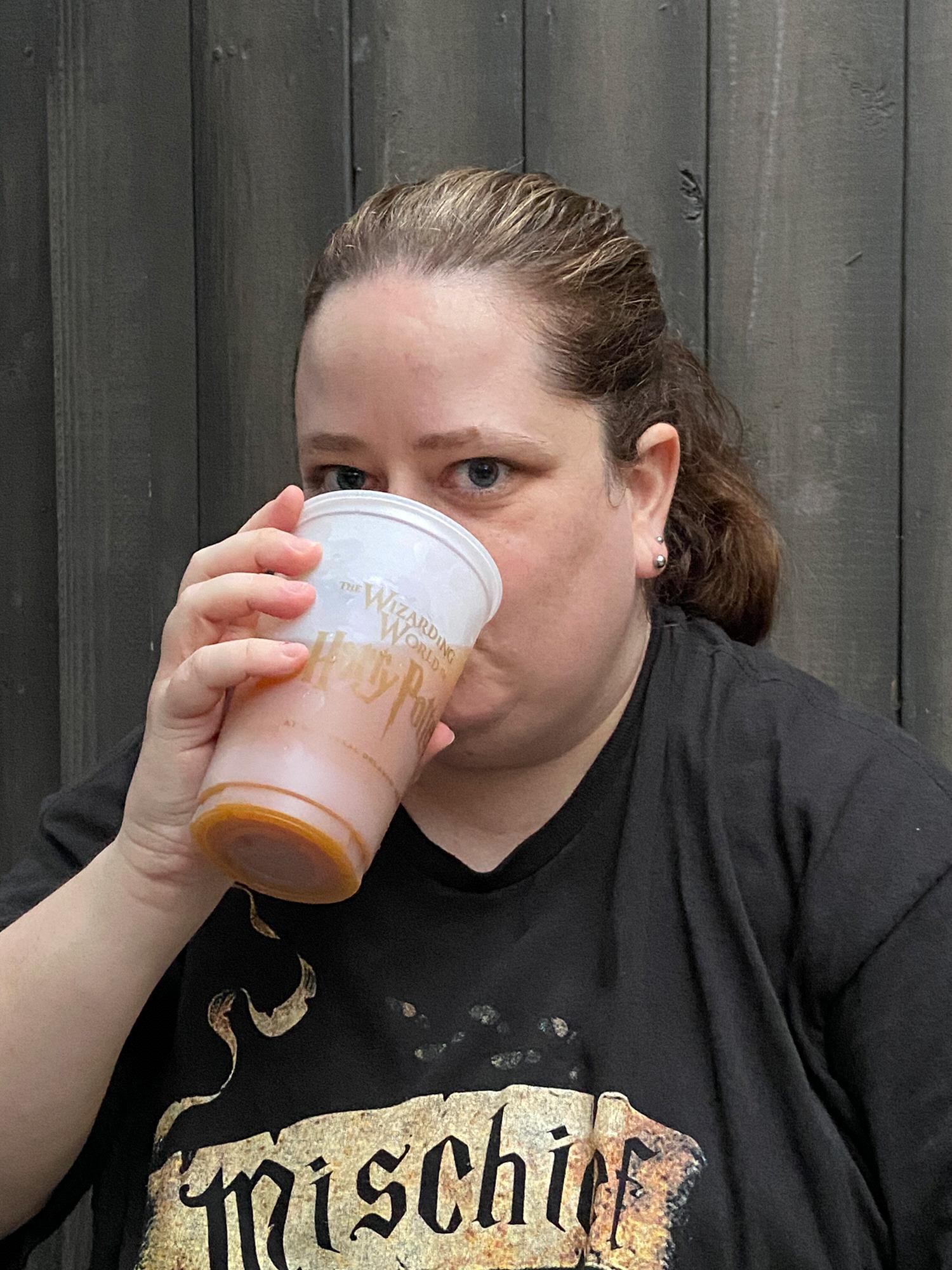 Time to try the pumpkin juice also from the Harry Potter series.