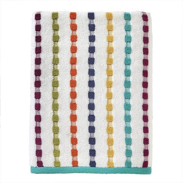 SKL HOME by Saturday Knight Ltd. Good Vibes Bath Towel, Multi 27.00" x 27.00"
