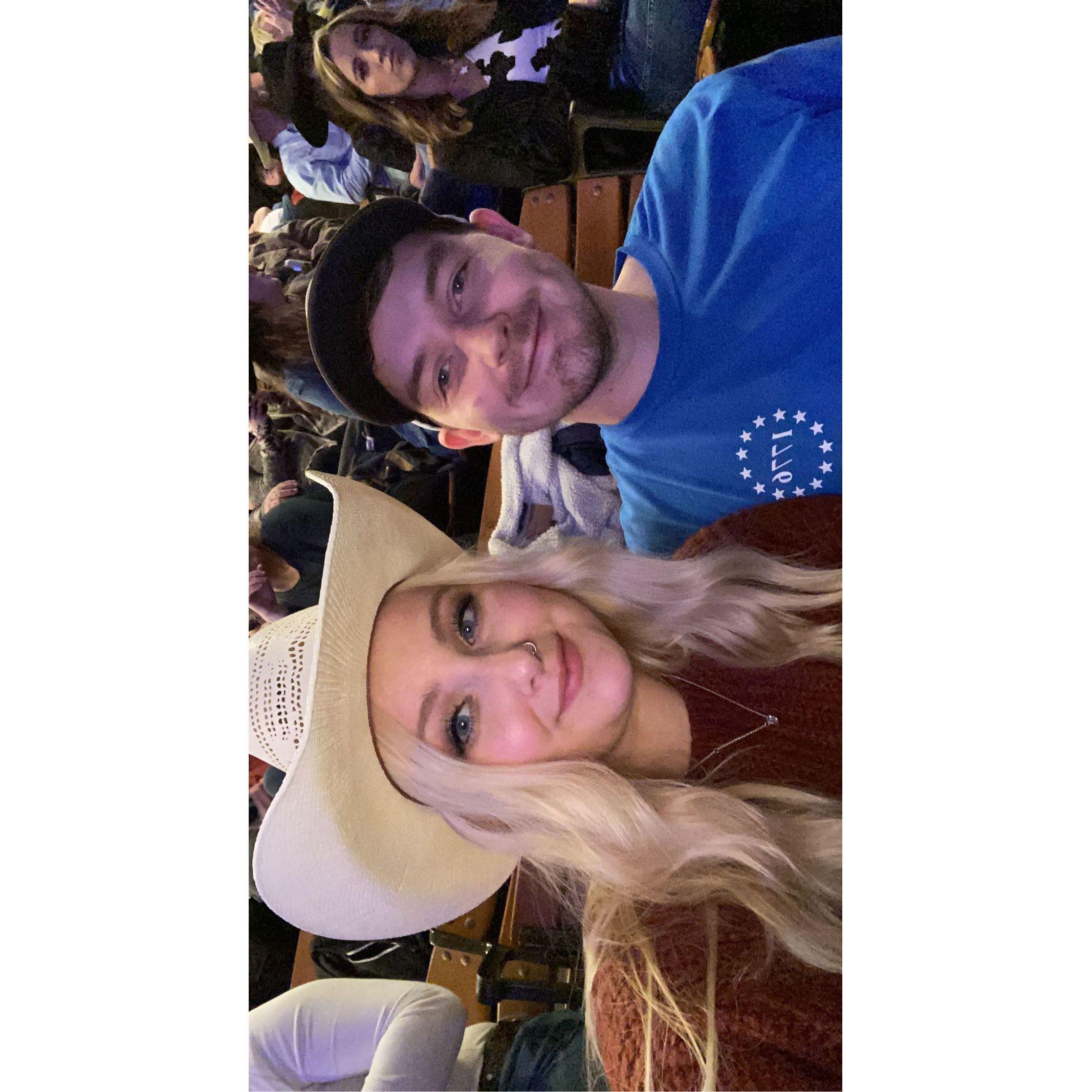 We've been to many concerts but this was our first
