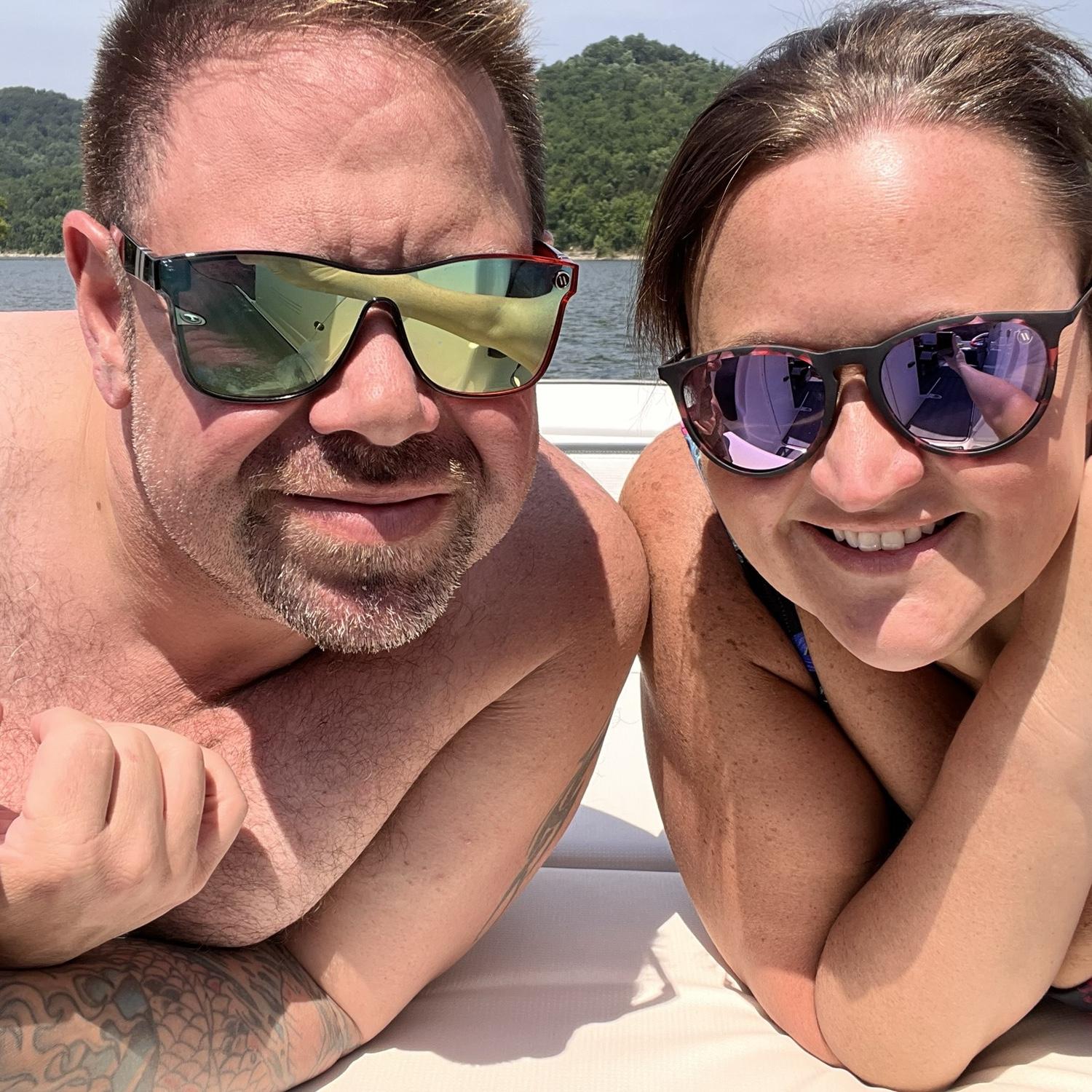 Lake Trips in the summer. Fun Fact: Lake Cumberland at the lake house was where Chas first said “I Love You”