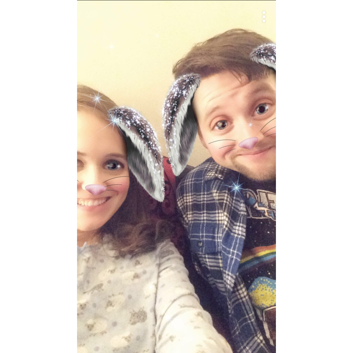 We relax together! We love taking naps and watching TV shows. We have matching rocking chairs on our porch where we sit and look forward to growing old together.