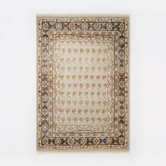 5'x7' Hand Knotted Rug Ivory - Threshold™ designed with Studio McGee