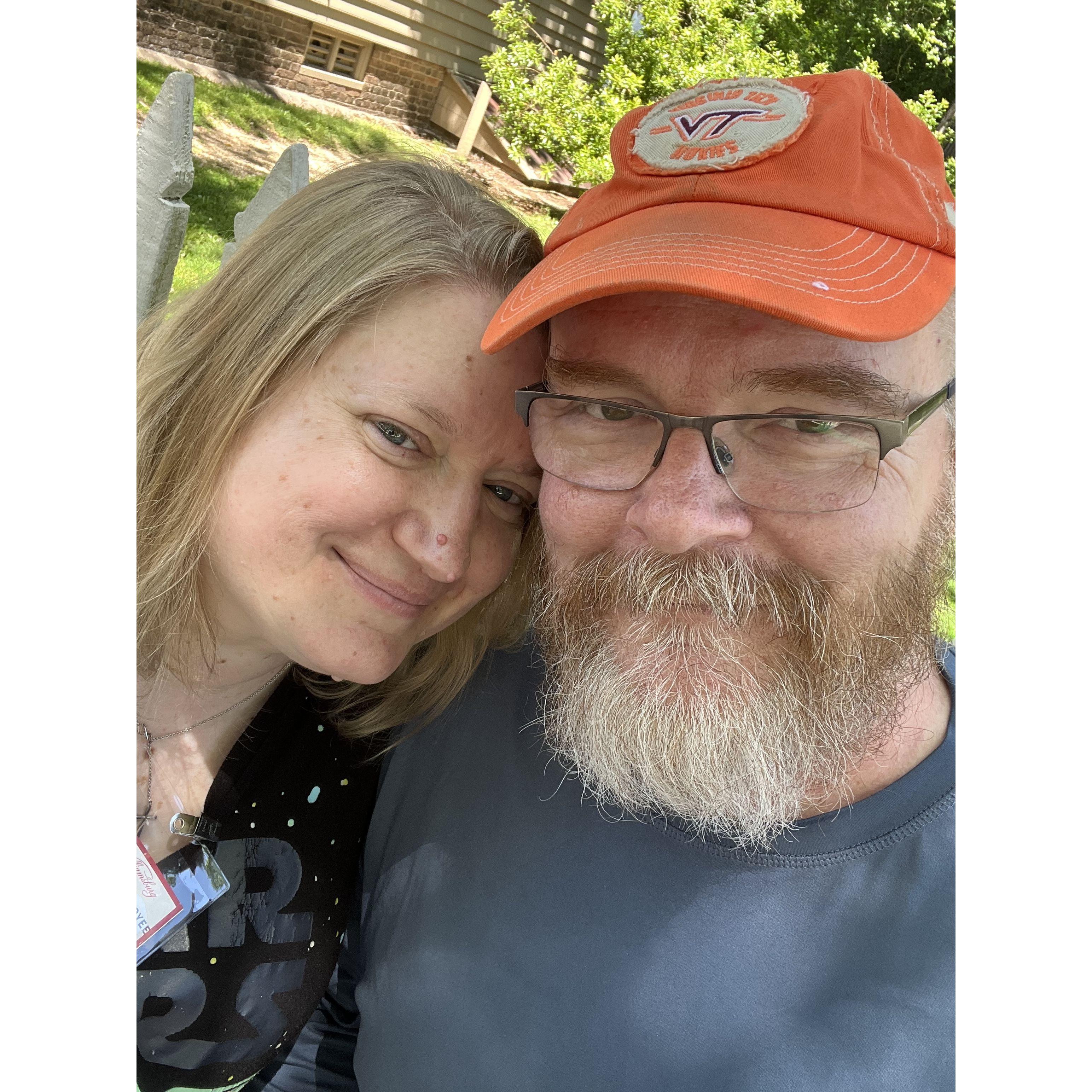 First vacation together to Williamsburg.