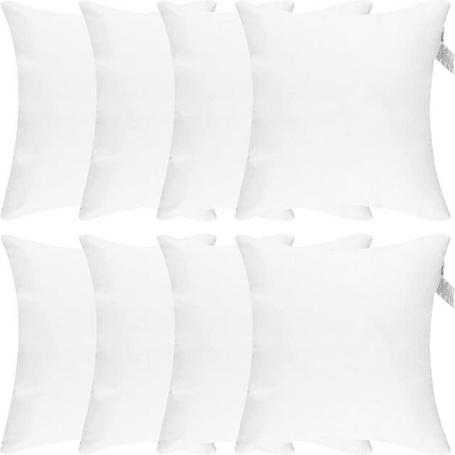 ACCENTHOME Accent Home Cushion Filler (White - 18" x 18" 8 Pc Pack)