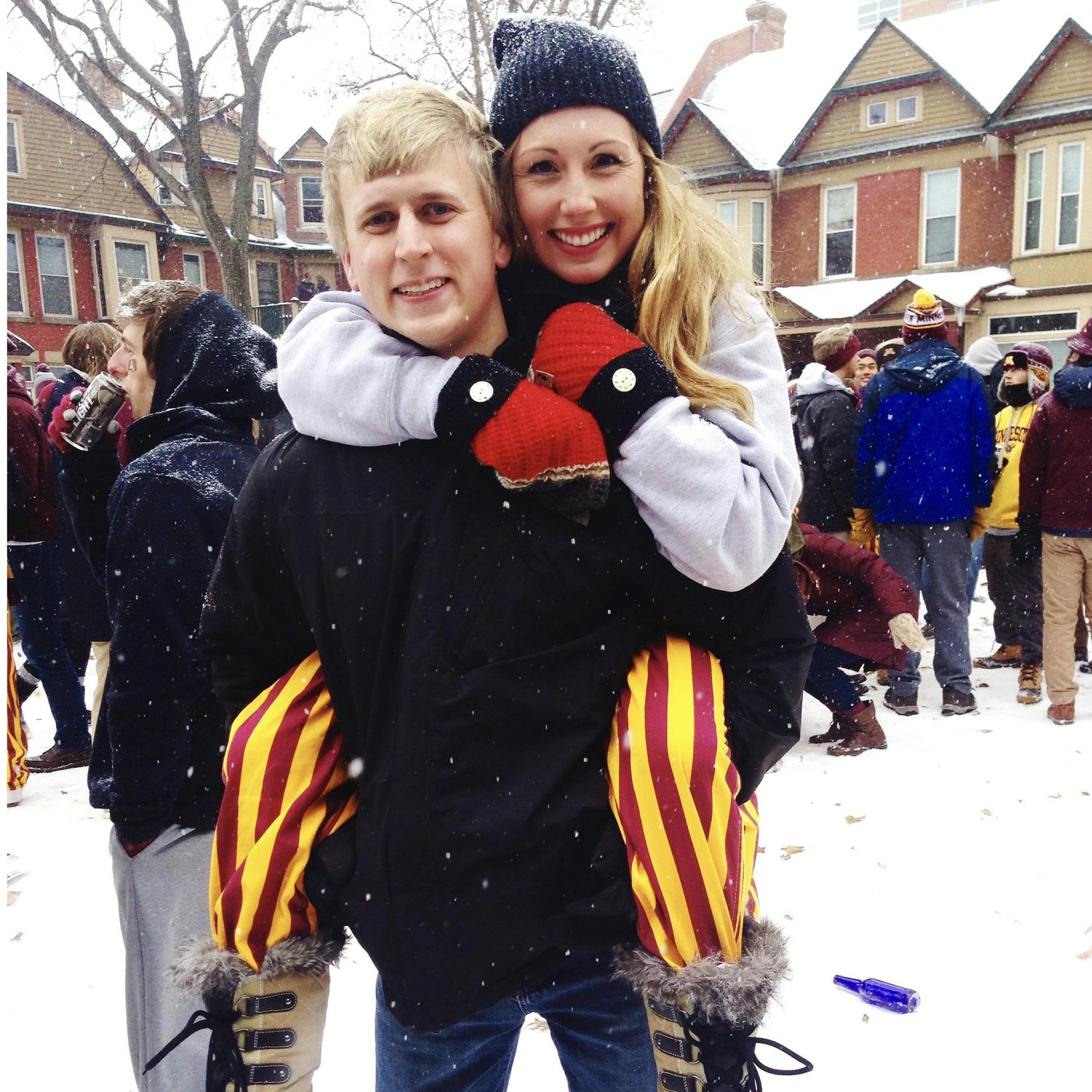 Snowy Gopher Game Day 2014