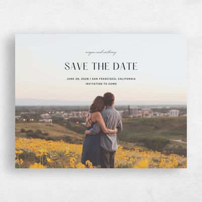 Ebony, Black Wedding Save the Date - Girard Photo