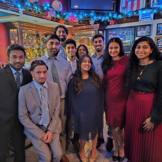 Christmas with friends and family