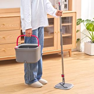 True & Tidy True Clean Mop & Bucket System with Sweeper Set