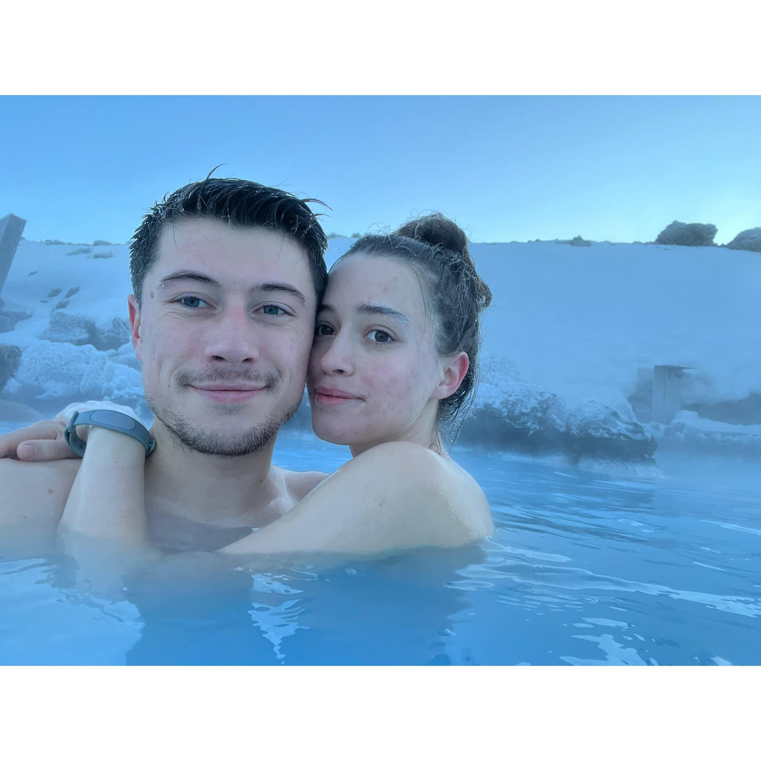 Pic taken in the Blue Lagoon!