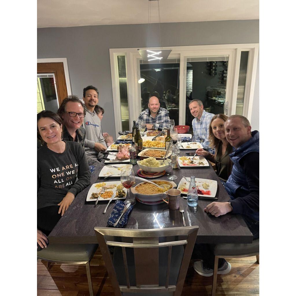 First Thanksgiving together and Kim is spending it in Colorado with Justin's friends.