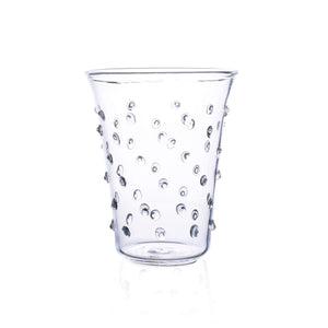 Clear Pom Water Glass, Set of 4