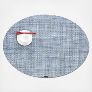 Mini Basketweave Oval Placemat, Set of 4