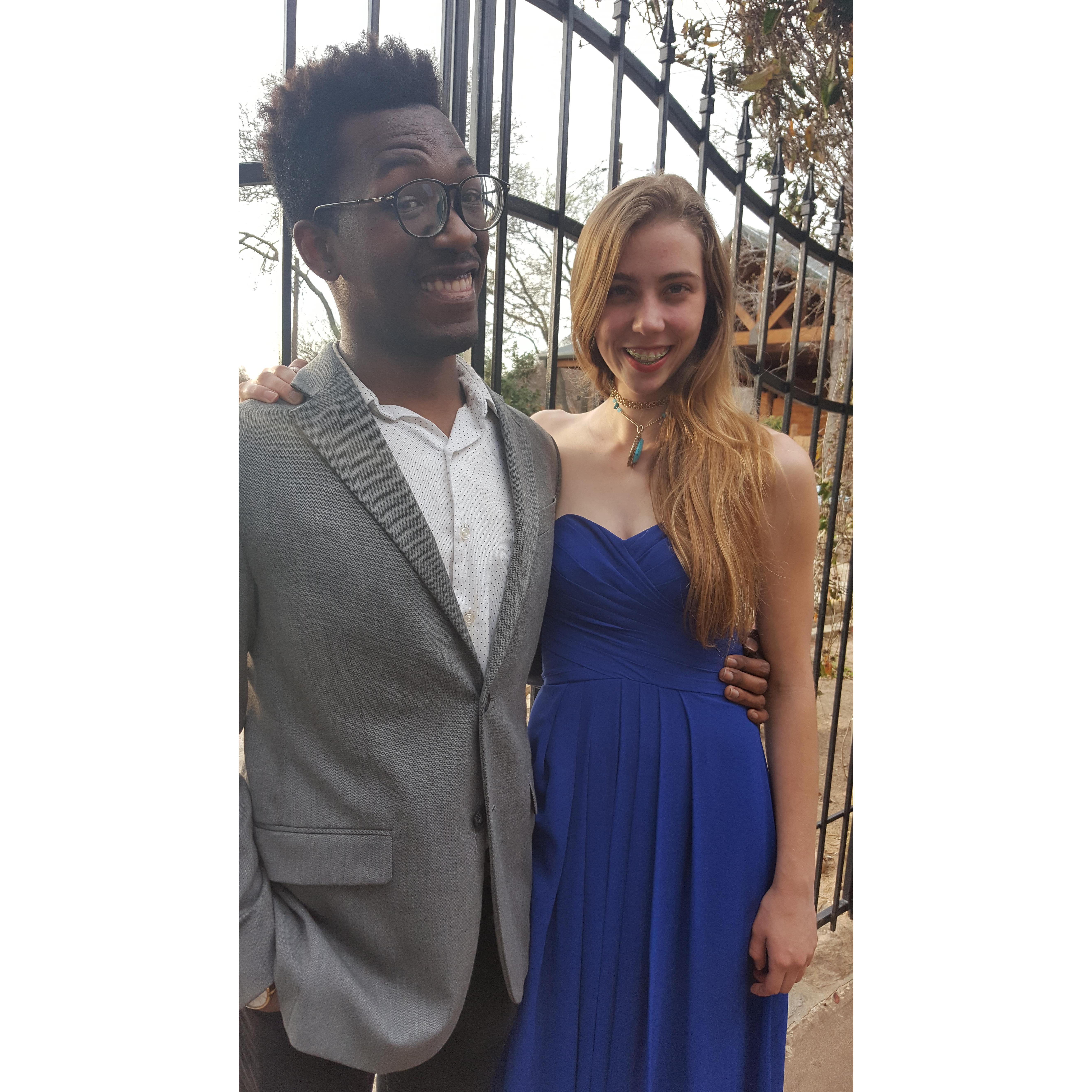 At the wedding of some dear friends.