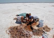 Great Salt Plains Selenite Digging Area