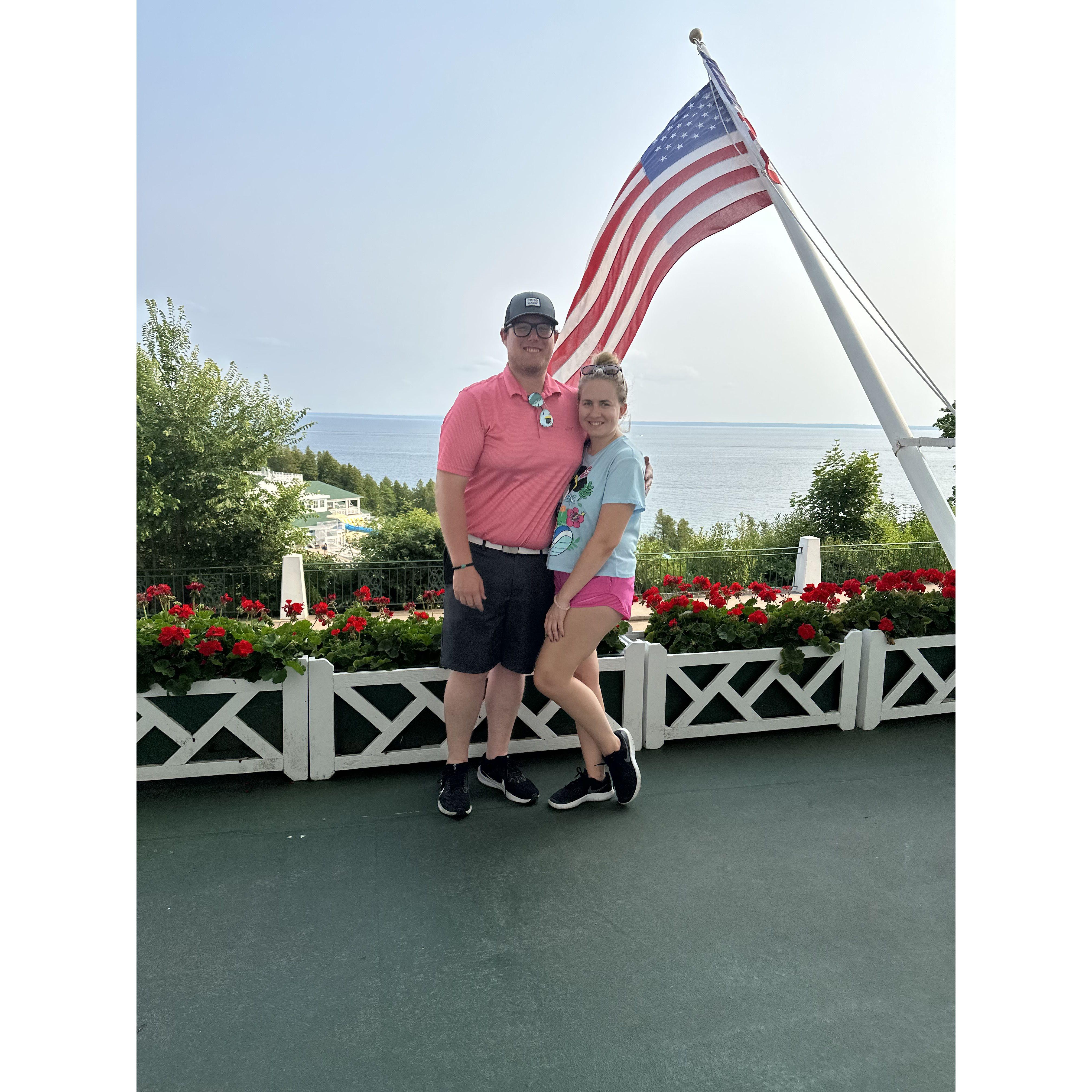 Kyles birthday trip to Mackinaw