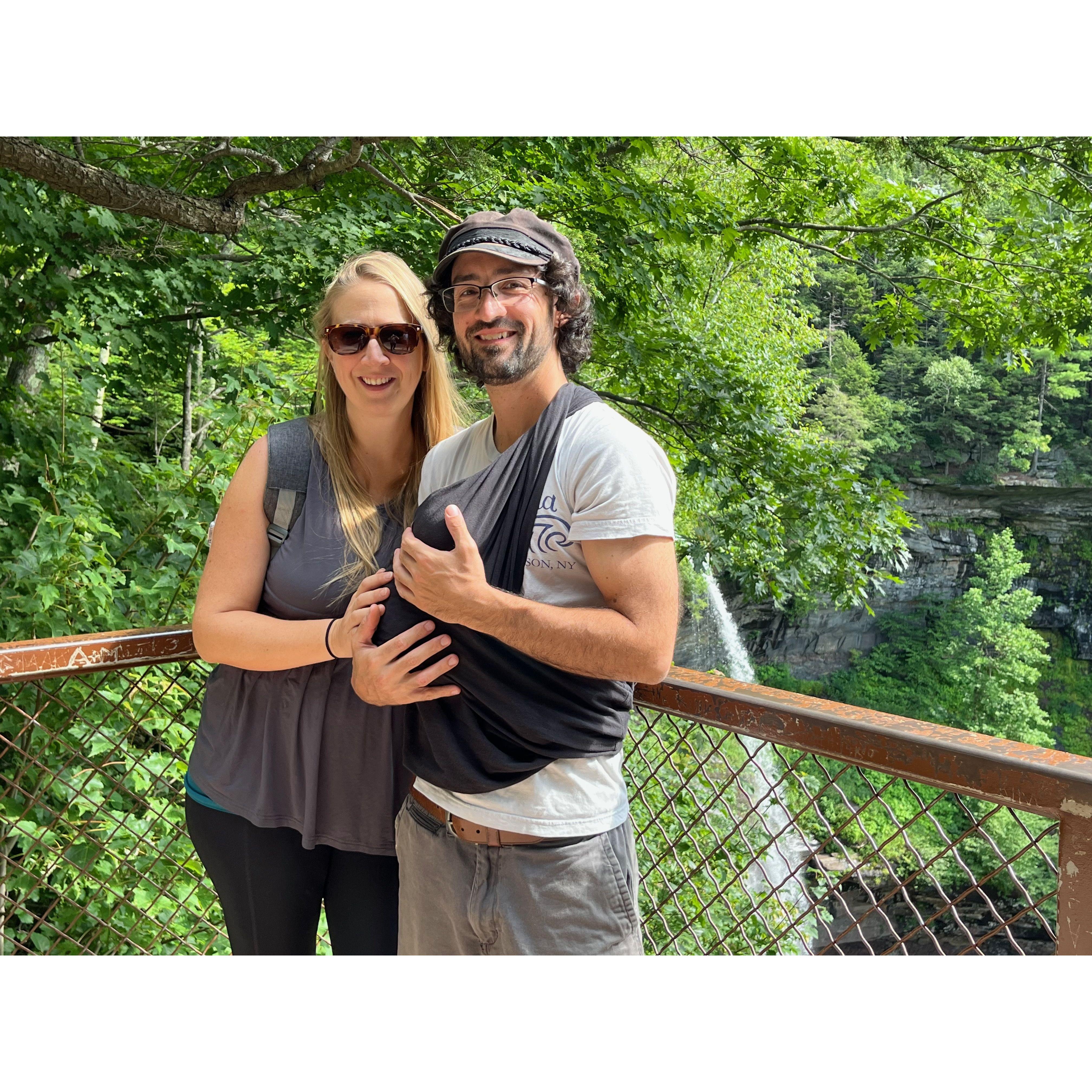 Bringing Raymond Quinn to Katerskill Falls where we had our 2nd date and got engaged.