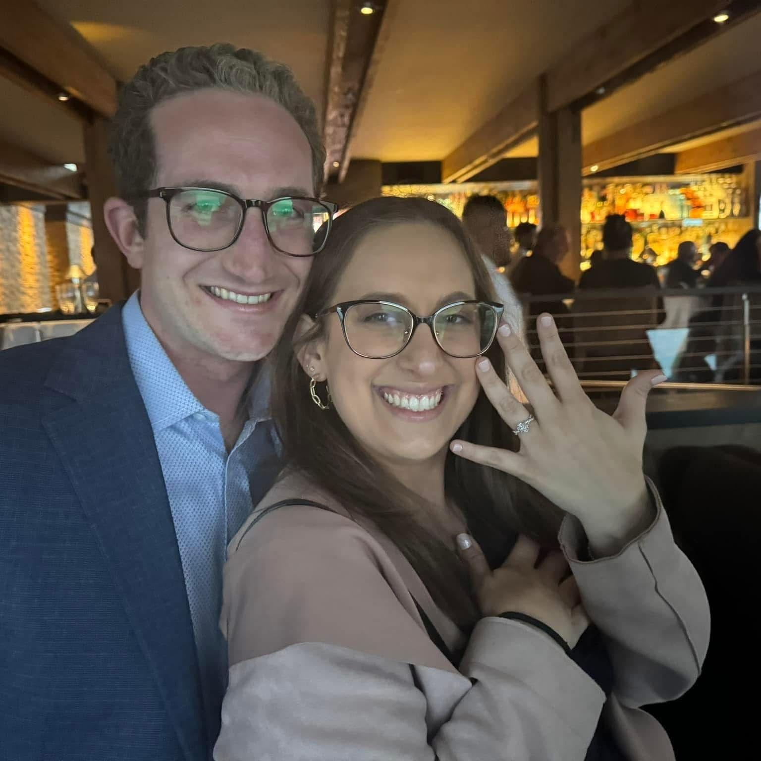 Right after getting engaged!