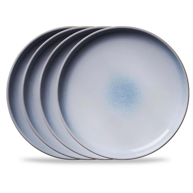 Corelle®Stoneware 10.5" Dinner Plates, Nordic Blue, 4-pack