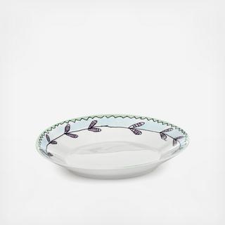 Midnight Flowers Blossom Small Deep Plate by Marni, Set of 2