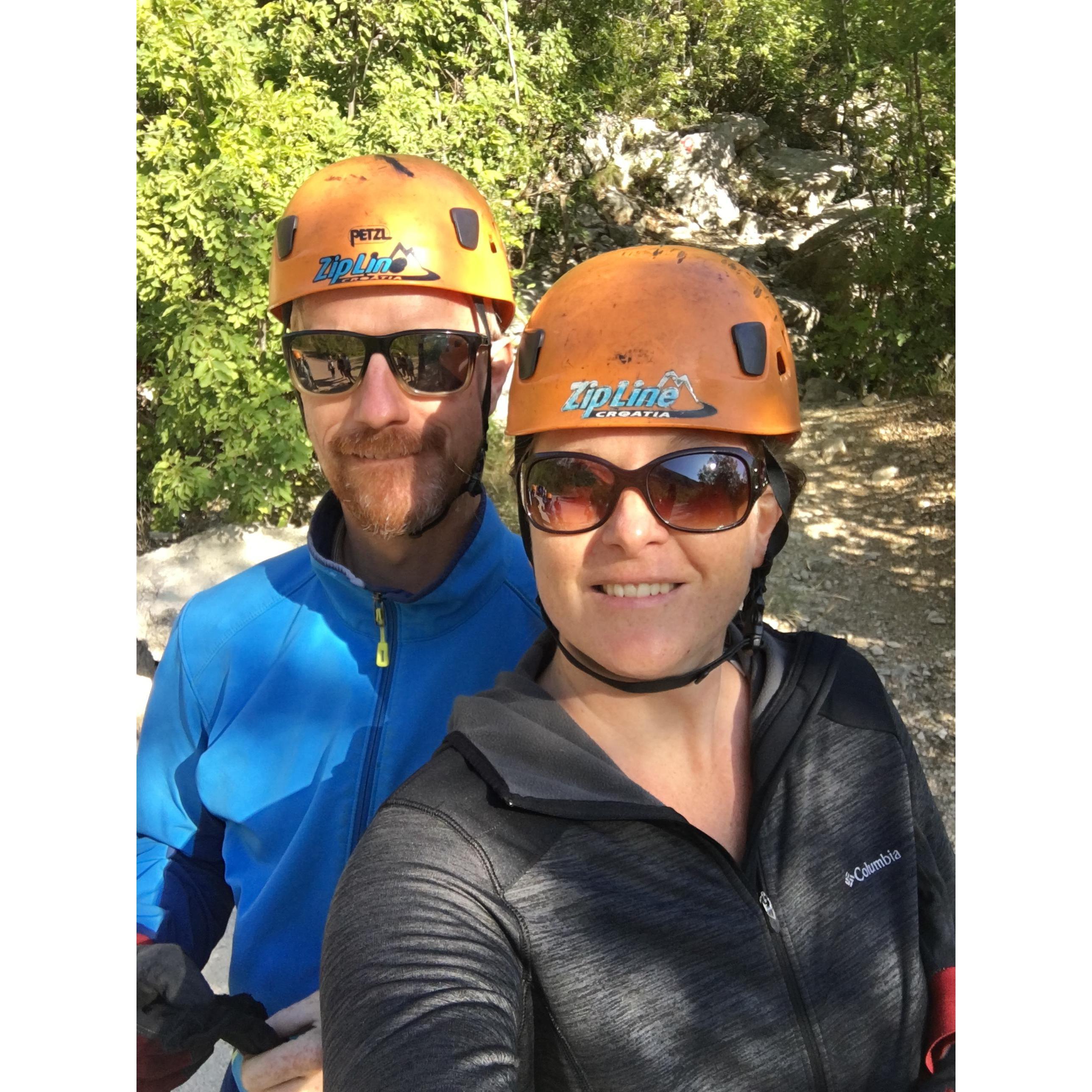We loved Omis so much we drove down a second day to go ziplining. So fun!
