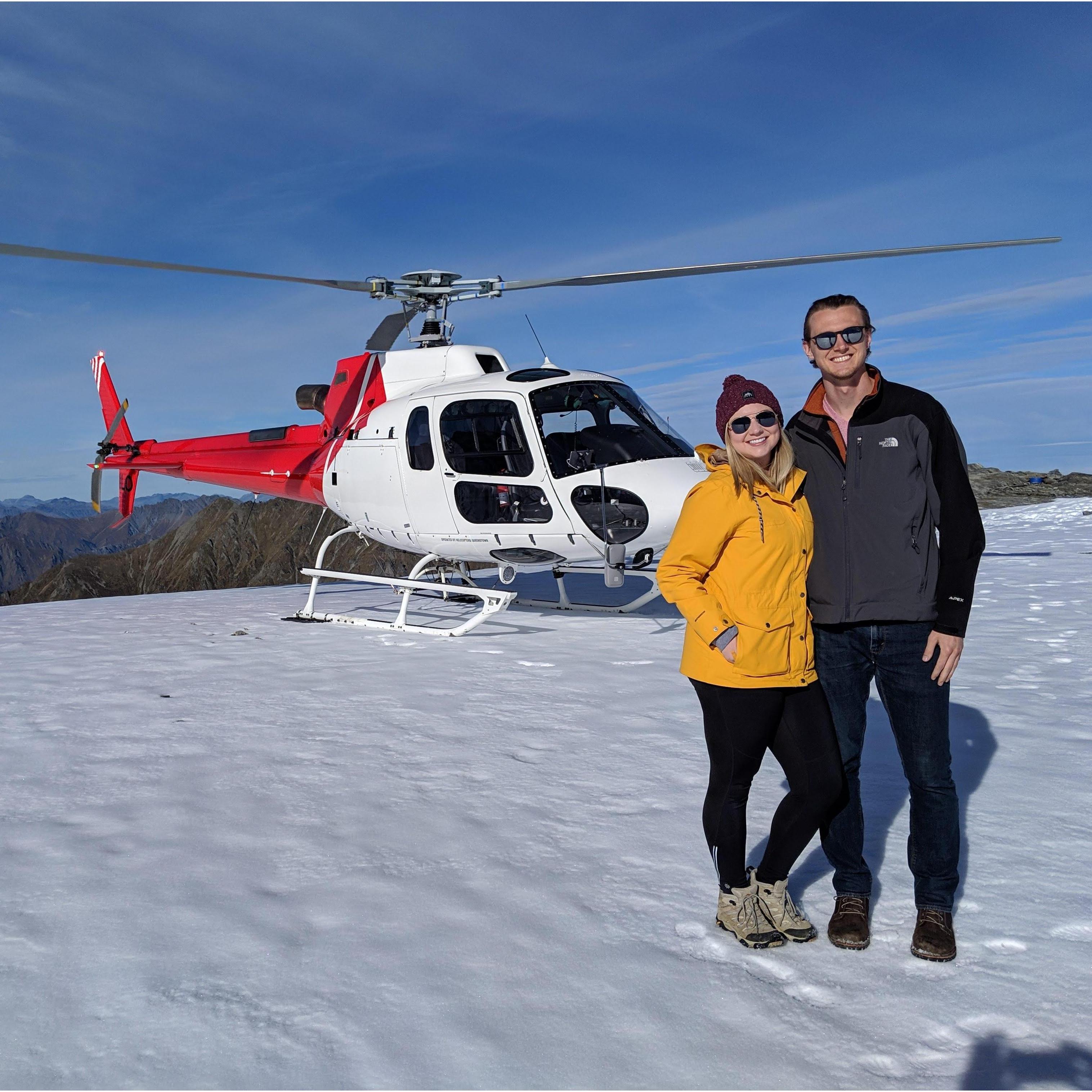 Flying to Milford Sound in New Zealand 2019.