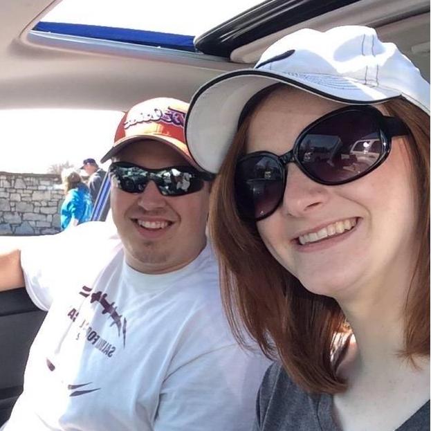 Our first photo together