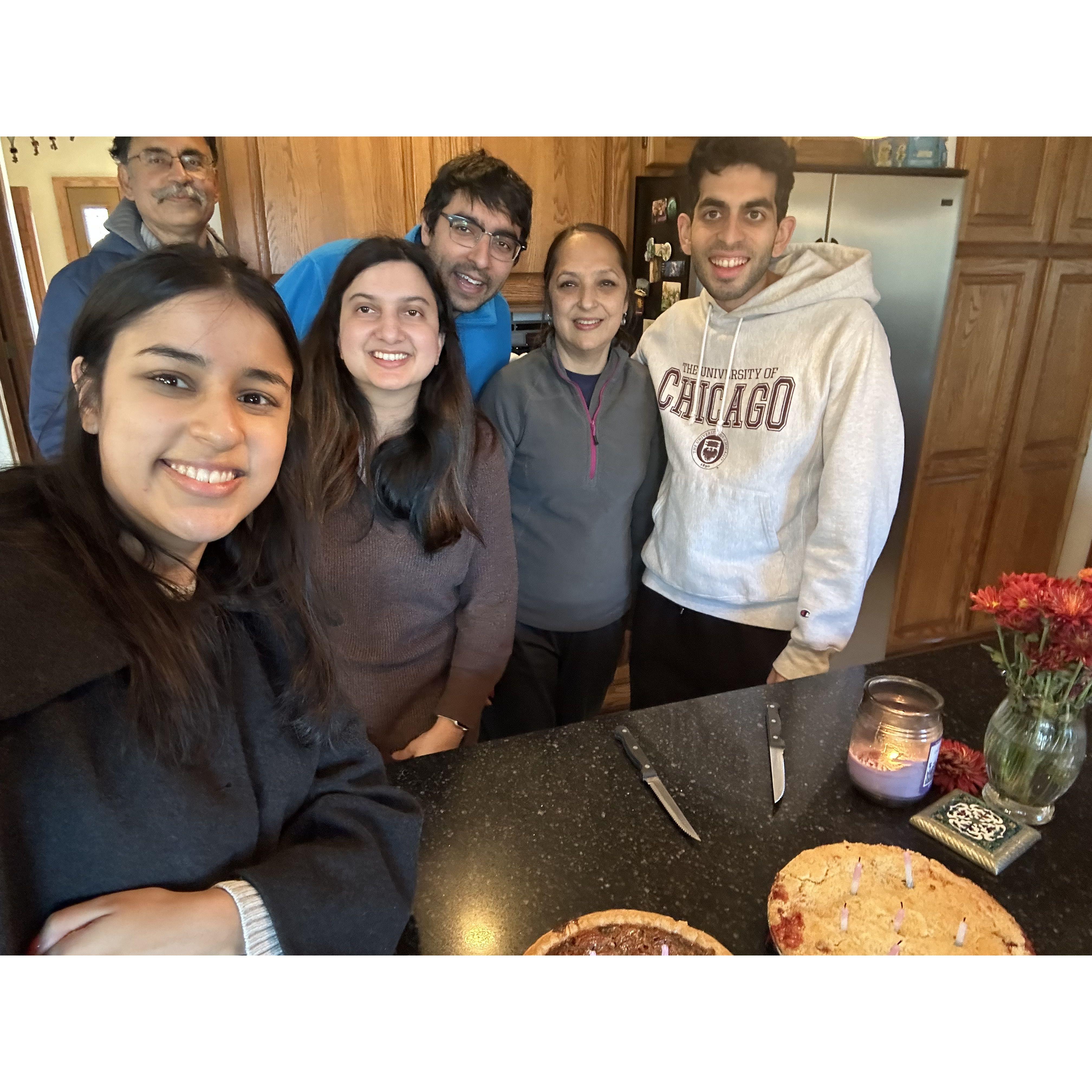 Fun fact, Akshaya/Sripriya’s anniversary and Deepak’s birthday is on the same day !