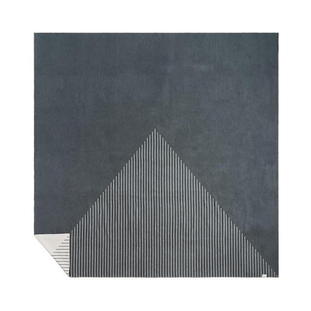 Rumpl Merino Softwool Blanket | Ultra Soft 50/50 Organic Cotton and Australian Wool | Bedroom, Living Room, Patio Blanket | 95" x 90" Queen | Pacific Triangles