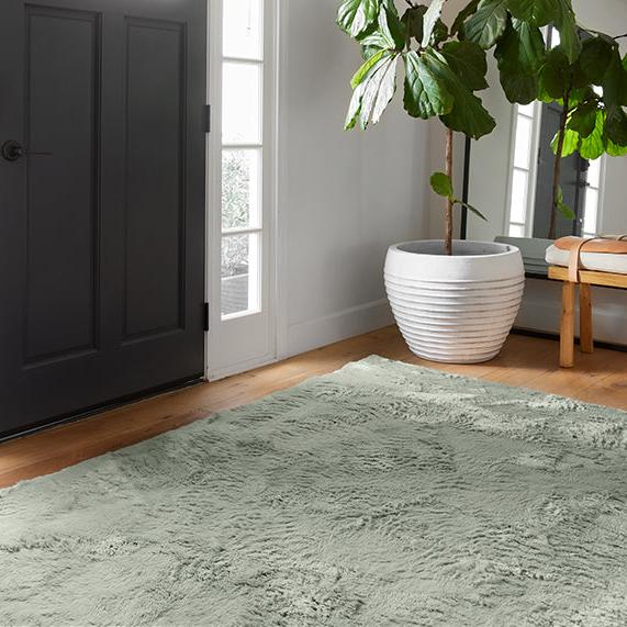 Sage Green Plush Rug