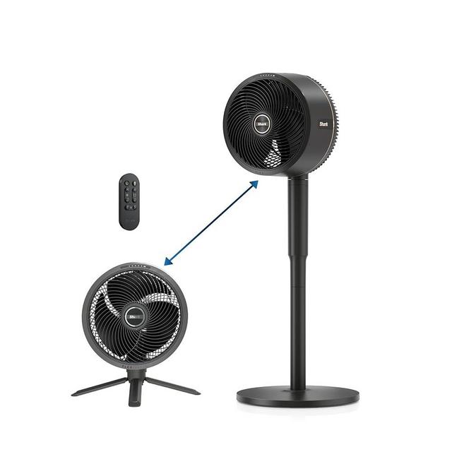 Shark FlexBreeze - Indoor & Outdoor Fan, Corded and Cordless, 2-in-1 Oscillating Pedestal and Tabletop, Up to 24-Hr Battery, FA202