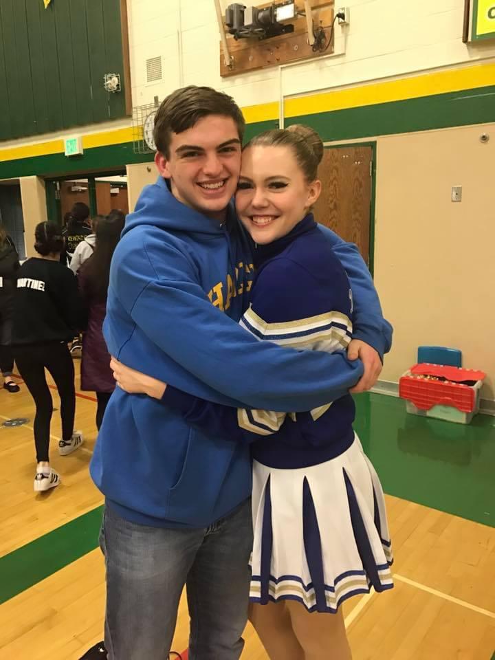 Tyler came to cheer me on at my Kentridge drill competition, 2017