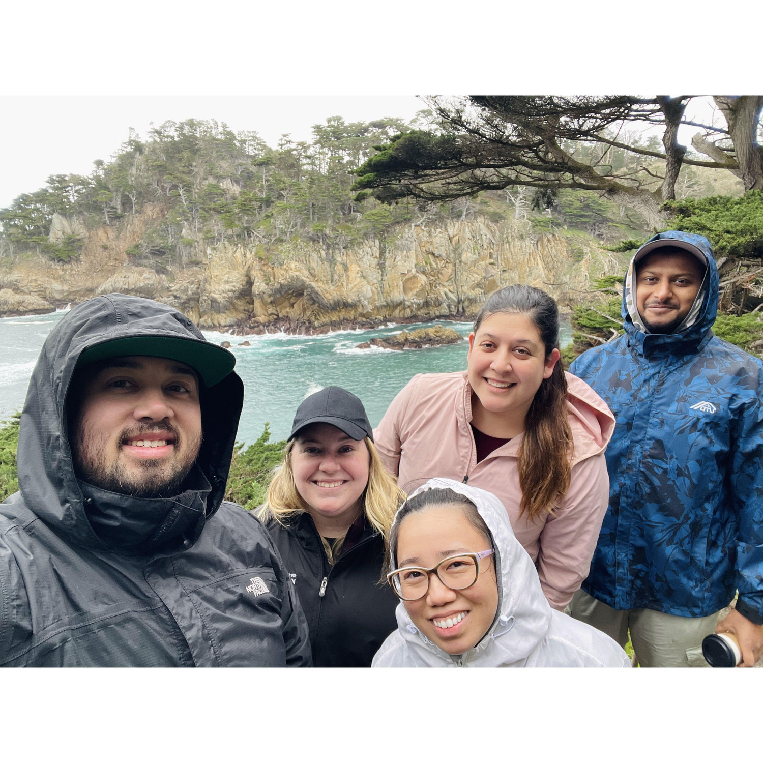 We were braving the cold wind on this short hike, but it was worth it! February 2024