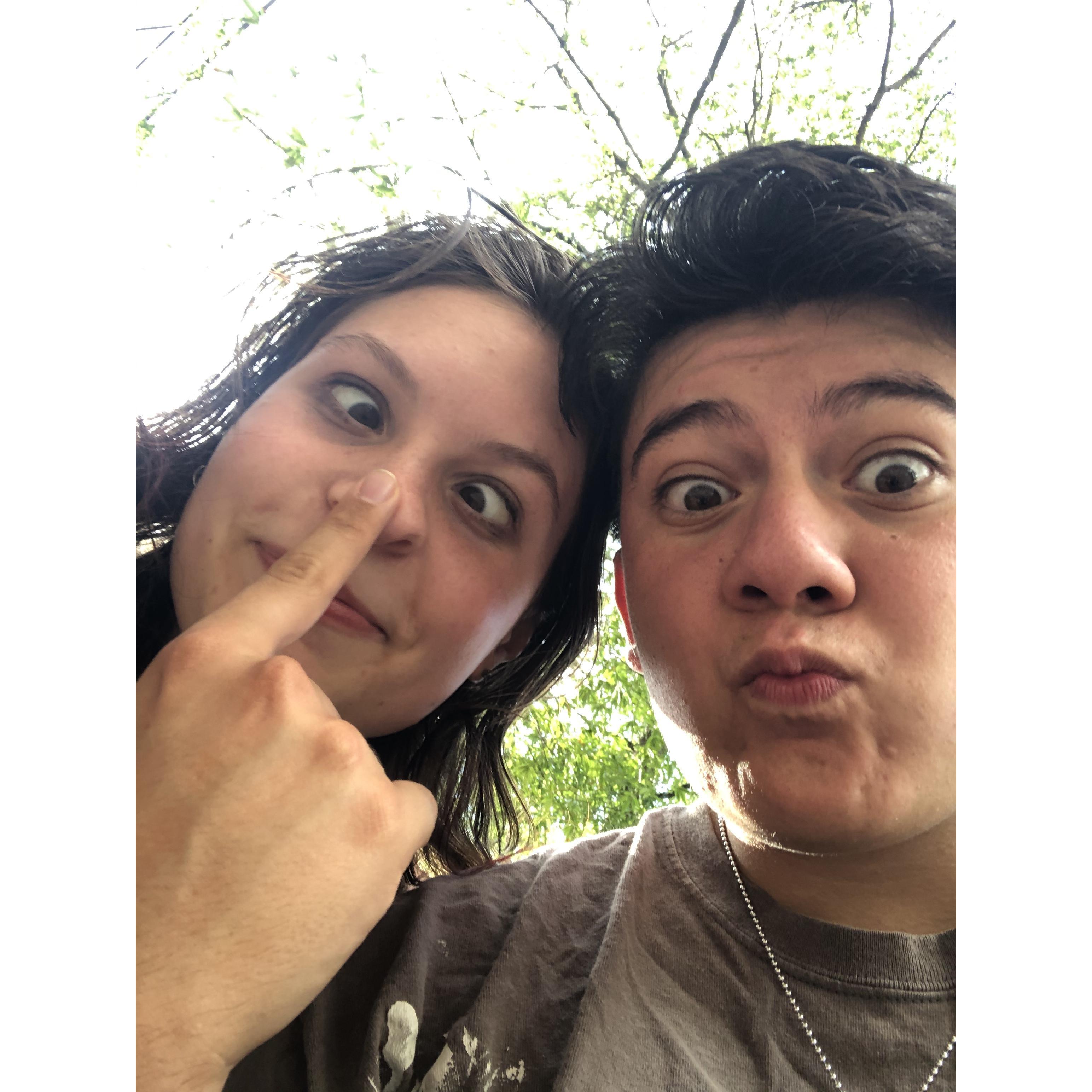 We never take serious photos...ever.