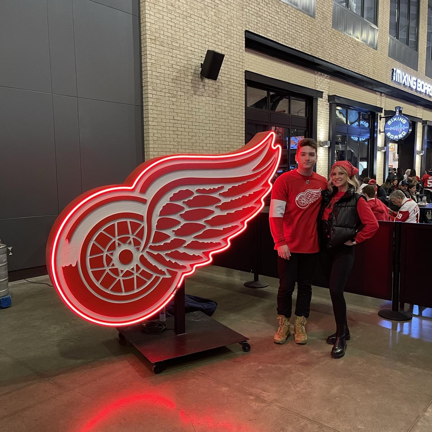 2023 first red wings game🏒
