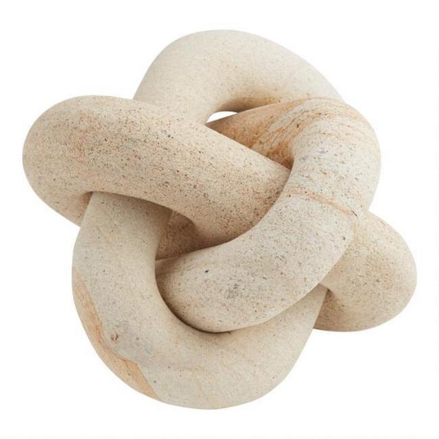 Limestone Knot Decor