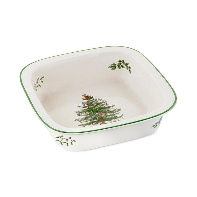 Spode Christmas Tree Square Baker