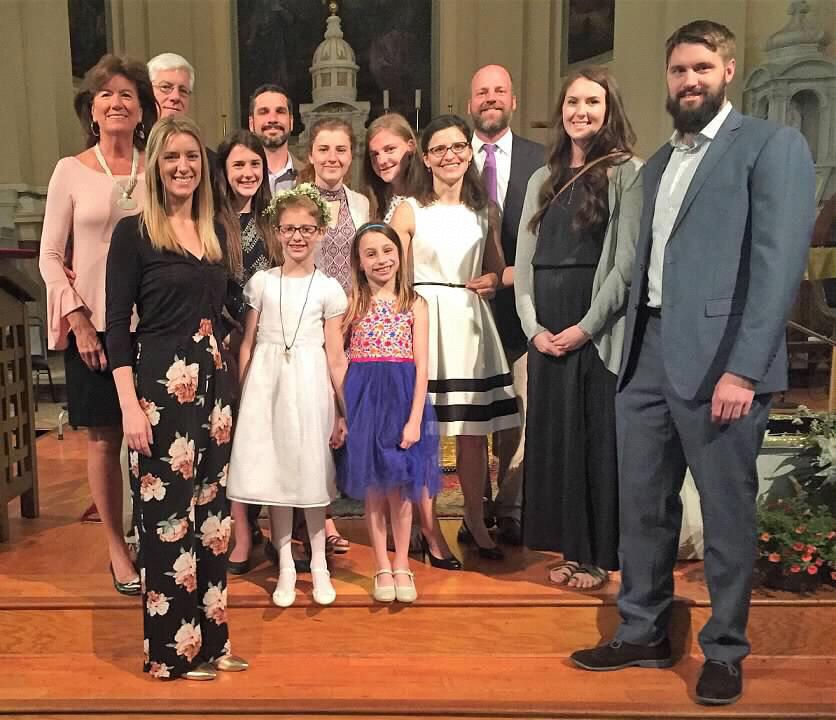 Julia’s goddaughters first communion!