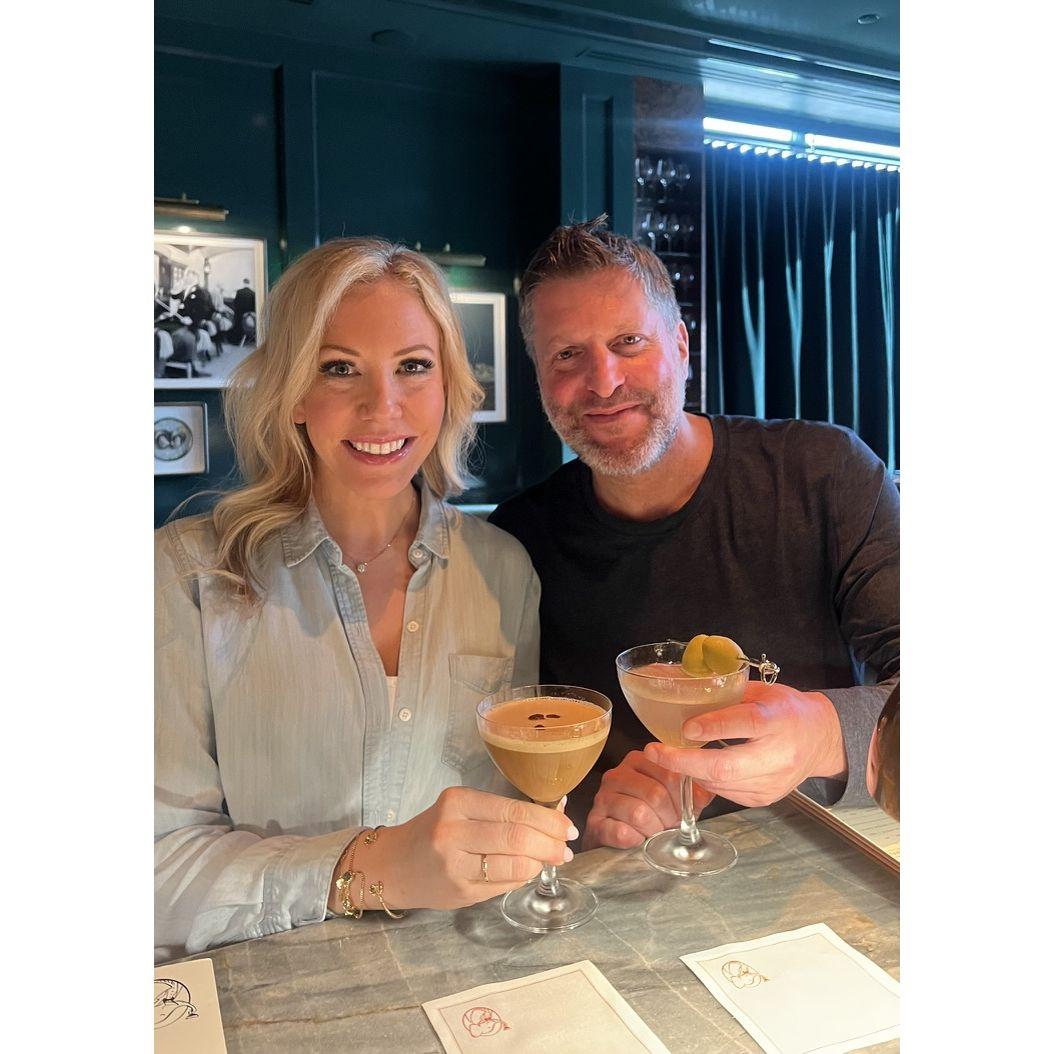 Celebrating tax day with a dirty and an espresso martini
