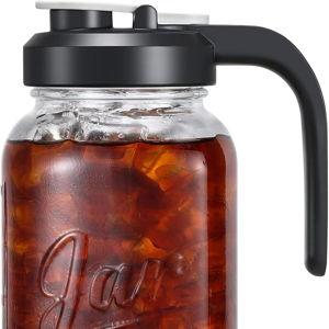 Glass Pitcher with Lid