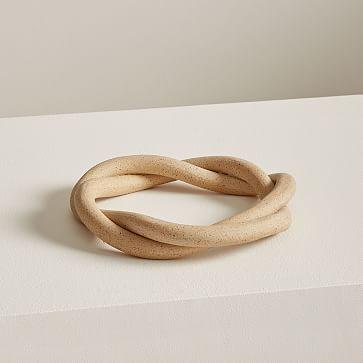 Virginia Sin Ceramic Twist Trivet, Speckled